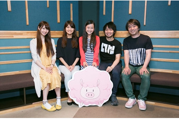 「甘々と稲妻」戸松遥と関智一がアフレコに合流 現役小学生の遠藤璃菜にメロメロ 画像