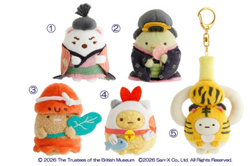 「すみっコぐらし」大英博物館も公認!?  日本美術コレクション展とコラボ☆ しろくま、ぺんぎん？たちの限定アイテム登場 画像