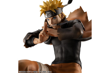 “まっすぐ自分の言葉は曲げねぇ。それが俺の忍道だ。”「NARUTO -ナルト-」忍界大戦編のナルトが再び登場！ 印を結びながら落下するイメージで風を感じられるポージング 画像