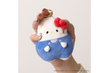 「サンリオ」キティ＆シナモンたちが“もちもち”触感のミニポーチに♪イヤホンやリップなどの小物収納に便利◎ 画像