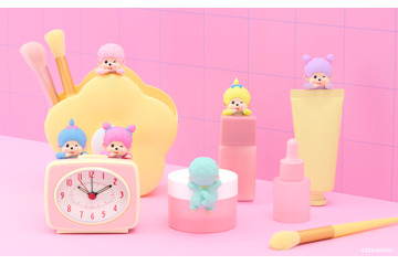 パステルカラーがカラフルなモンチッチ登場♪ 「モンチッチ」日常に溶け込むデコレーションフィギュア「HIPPERS」第2弾が登場 画像
