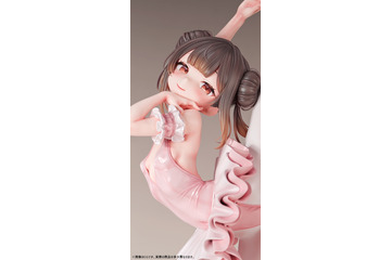 素晴らしいI字バランス♪ バレエ部「桜坂しほ」のフィギュアが予約受付中！ 片足を高く掲げたしなやかかつ躍動感あるポージングが魅力 画像