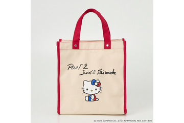 ハローキティのトリコロールカラーがおしゃれ♪ イオン限定ブランド「PART2 BY JUNKO SHIMADA」よりパリを感じるアパレルアイテムが新登場！ 画像