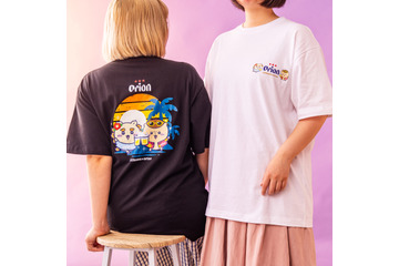 「ちいかわ」シーサー＆くりまんじゅうが乾杯♪ 「オリオンビール」コラボ限定デザインTシャツが登場！【7月28日発売】 画像