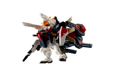 “月が見えた！”「ガンダムX」ガンダムDX＆Gファルコンのミニフィギュア登場！ 合体ギミックも満載 画像