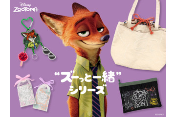 ディズニー「ズートピア」ニックと“ズーっと一緒”！フラットポーチやトートバッグなど全4アイテム登場♪ 画像