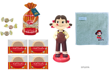 「ミルキー」75周年！ ペコちゃんの限定HAPPY Bagが登場♪ 「育てるタオル」コラボやBall＆Chainバッグも 画像