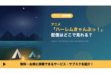 「ハーレムきゃんぷっ！」の配信はどこで見れる？全8話を見放題で視聴する方法 画像