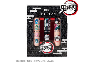「鬼滅の刃」×DHCコラボ♪ 唇ケアも全集中！薬用リップクリームが新登場＆購入特典はミニキャラのキラキラシール☆ 画像