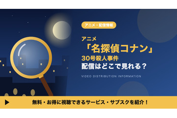 「名探偵コナン 30号殺人事件」の配信はどこで見れる？Netflixで独占見放題配信中 画像