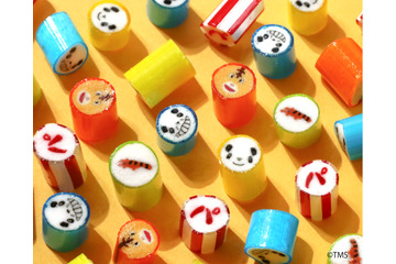 パンダ・パパンダ・コパンダ♪ 愛らしいパンダ親子が手のひらサイズに♪ キャンディ「パパブブレ」コラボ 画像