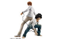 「デスノート」夜神月＆L、手錠で繋がれた姿を忠実再現！フィギュア化 画像