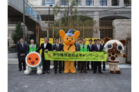 秋葉原で「著作権侵害抑止キャンペーン」 和田どんとアイルーも協力 画像