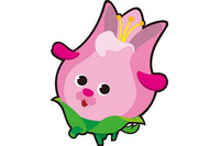 富山犬はあの花がモチーフ　「47都道府犬Ｒ」“一日一犬！”　紹介 画像