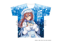 「五等分の花嫁」中野家の五つ子、三玖や二乃の描き下ろしイラスト使用！ フルグラフィックTシャツ登場 画像