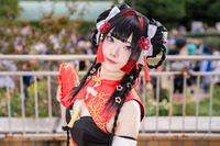 【コスプレ】月ノ美兎チャイ衣装コスがめちゃ可愛い！ 注目レイヤー”えびせんべい”渾身の自作衣装とハイクオリティウィッグも必見！ 【写真8枚】 画像