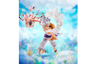 「ワンピース」“ギア5”ルフィ!! 最高地点が可動フィギュア化♪ 両腕・両脚はワイヤー入り仕様で自由自在 画像