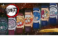 「鬼滅の刃」煉獄杏寿郎、胡蝶しのぶ、冨岡義勇らが機械式時計に！金箔でキラキラ♪ 日輪刀の鍔やキャラモチーフで個性表現 画像