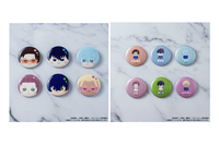 「ブルーロック」雪だるまフォルムがかわいい！ 潔、凛、凪たちのアクスタ＆キラキラ缶バッジが登場 画像