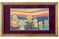 「映画ドラえもん」名画の世界を旅するOPシーンがアート作品に♪ ムンク「叫び」フェルメール「牛乳を注ぐ女」など6アイテム 画像