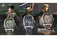 「進撃の巨人」エレン、リヴァイ、エルヴィンをイメージ！伝統工芸品「阿波和紙」使用の機械式腕時計が登場 画像
