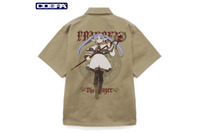 「葬送のフリーレン」フリーレン＆フェルンを10万ステッチ以上の刺繍技術で再現！ワークシャツが登場 画像