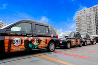 「鬼滅の刃」タクシーで無限城編まで!? 炭治郎＆柱たちのコラボラッピングが登場！花江夏樹ら声優陣の車内限定CMも放映 画像