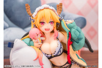 「小林さんちのメイドラゴン」トール&エルマがおうちでリラックス♪パーカー姿でフィギュア化 画像
