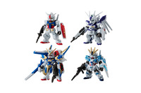 ガンダム・Hi-vガンダム・V2アサルトバスターガンダム・ナラティブガンダム…宇宙世紀を象徴するガンダム集結！手のひらサイズフィギュアで登場 画像