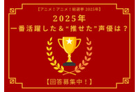 2025年一番活躍した＆“推せた”声優は？ アンケート〆切は12月17日【アニメ！アニメ！総選挙】 画像