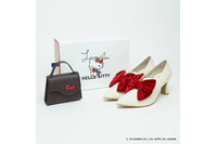 「サンリオ」キティ＆クロミ、上品な大人かわいいを叶えるレディースシューズに！ミニショルダーバッグのセットで登場 画像