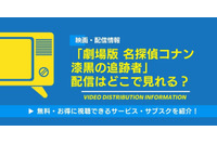 「劇場版 名探偵コナン 漆黒の追跡者（チェイサー）」の配信はどこで見れる？無料視聴できるサービス・サブスクを紹介！ 画像