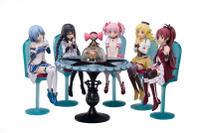 「劇場版まど☆マギ」魔法少女たちのお茶会シーンがフィギュアに！ まどか、ほむらたちがちょこんと座る姿がかわいい♪ 画像
