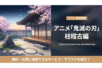 「鬼滅の刃 柱稽古編」（4期）の配信はどこで見れる？お得に視聴できるサブスクまとめ 画像