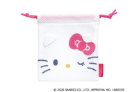 「サンリオ」キティやクロミのおかお巾着が便利そう♪ メッシュ素材で気軽に使える！カプセルトイで26年4月中旬から 画像