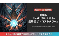 「劇場版 NARUTO -ナルト- 疾風伝 ザ・ロストタワー」はどこで見れる？配信サービス比較 画像