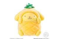 ポムポムプリン×パイナップル、シナモン×レモン…サンリオキャラクターがカラフルなフルーツに!? キュートなふわもこフィギュアが新登場 画像