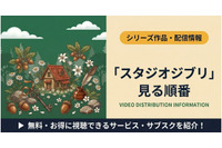 ジブリの見る順番｜初心者向けおすすめの5作と公開年順で全25作品を紹介 画像