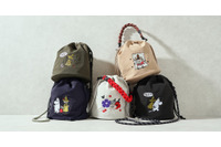 ムーミン、リトルミイ、スナフキンの大人かわいい巾着バッグ登場！世界観を刺繍で表現☆ 画像