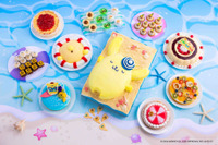 ポムポムプリンのスイーツビュッフェ開催！夏のビーチでのんびり過ごす様子がテーマのメニューが美味しそう☆ 画像