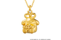 ポムポムプリンが王冠かぶって純金ジュエリーに☆ お値段約27万円！30周年記念で登場 画像