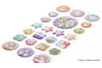 「ちいかわ」キラキラでツヤツヤな“ぷっくりごほうびシール”や、文字練習のやる気がUPするスタンプ登場！ 画像