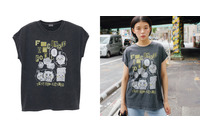 「ちいかわ」うさぎの“ハヤル”Tシャツ爆誕！ mofusand＆コウペンちゃんも集結♪ 全14コンテンツのヴィンテージ風Tシャツ登場 画像
