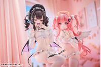 後ろ姿に釘付け♪ イラストレーター・RIKO氏が描く「紫乃＆愛夢」がフィギュア化！ あみあみ限定特典としてB4クリアポスターが付属しちゃう♪ 画像
