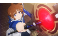 夏アニメ「なのはEXGV」EXCEEDSの駆除隊員として活動を始めたシイナは、橋から飛び降りようとする少女を見つけて助けに入ったのだが…第3話先行カット 画像