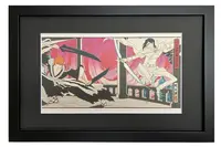 「BLEACH 千年血戦篇」一護と雨竜の戦いを“浮世絵”で表現！江戸切子、若狭塗箸、あぶらとり紙など伝統工芸コラボ第2弾登場【8月5日～】 画像
