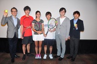 「ベイビーステップ」舞台挨拶にメインキャストが集結 “テニス”ならではの役づくりの苦労とは？ 画像