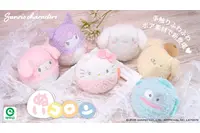 ポムポムプリン、シナモンたちがまんまるでふわふわ♪ 「サンリオ」ボア生地使ったモコモコ仕様の「ぬいコロン」「ねむりタイ」が発売 画像