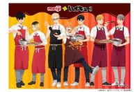 「ハイキュー!!」日向や研磨、宮ツインズのエプロン姿にキュン♪アーモンドチョコやアポロなど明治のお菓子がコラボパッケージになって登場！ 画像