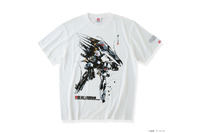 νガンダム、ディジェ、百式などを筆絵タッチで表現！ 「ガンプラ」BOXアートを取り入れたTシャツ登場！ アムロ、シャアの歴代搭乗機を振り返れるラインナップ 画像